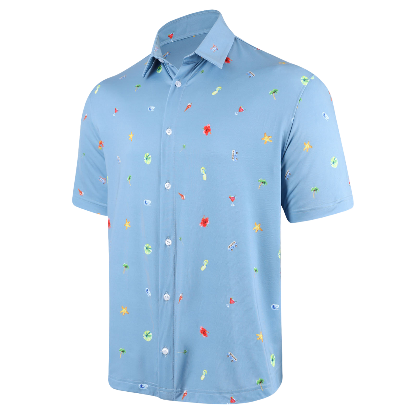 THE COASTAL TOWN FULL BUTTON DOWN SHIRT
